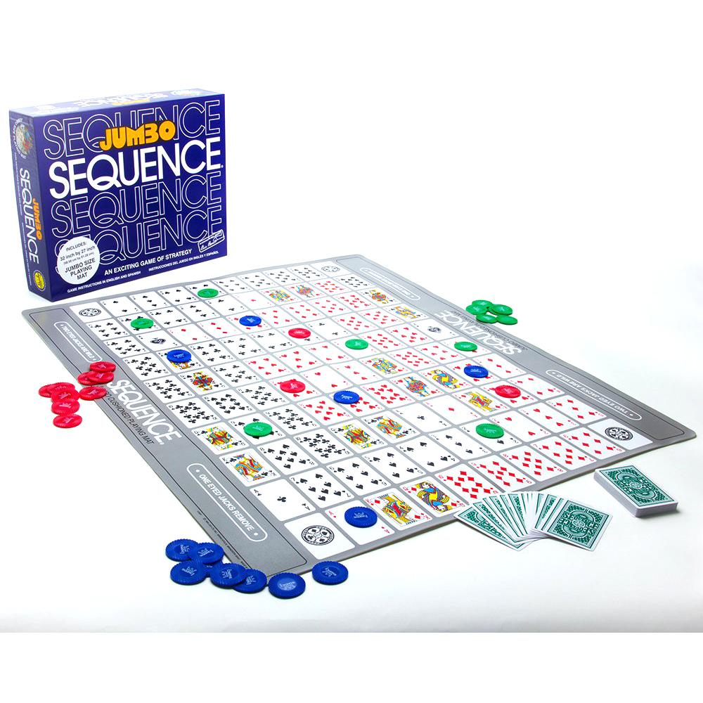 Jumbo Sequence Game and The Sequence Game Rolit