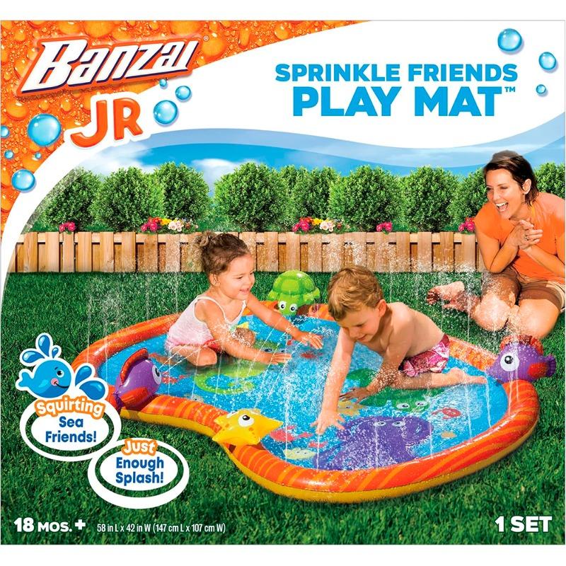 Banzai Sprinkle Friends Water Play Mat 58 Inch