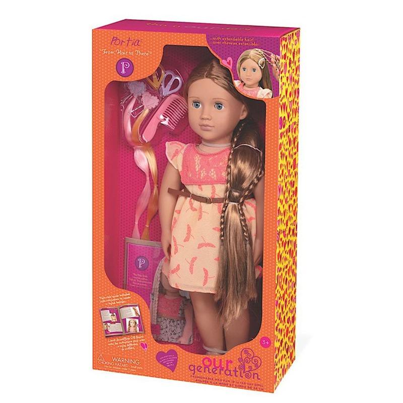 Our Generation Portia Hair Grow Doll Light Brown