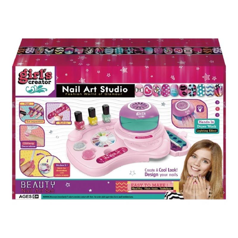 Nail Art Studio Set with Organizer Box