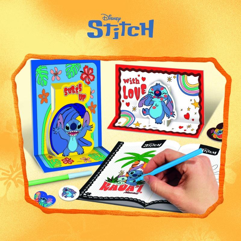 Disney Stitch Coloring And Drawing Pop Up In A Backpack