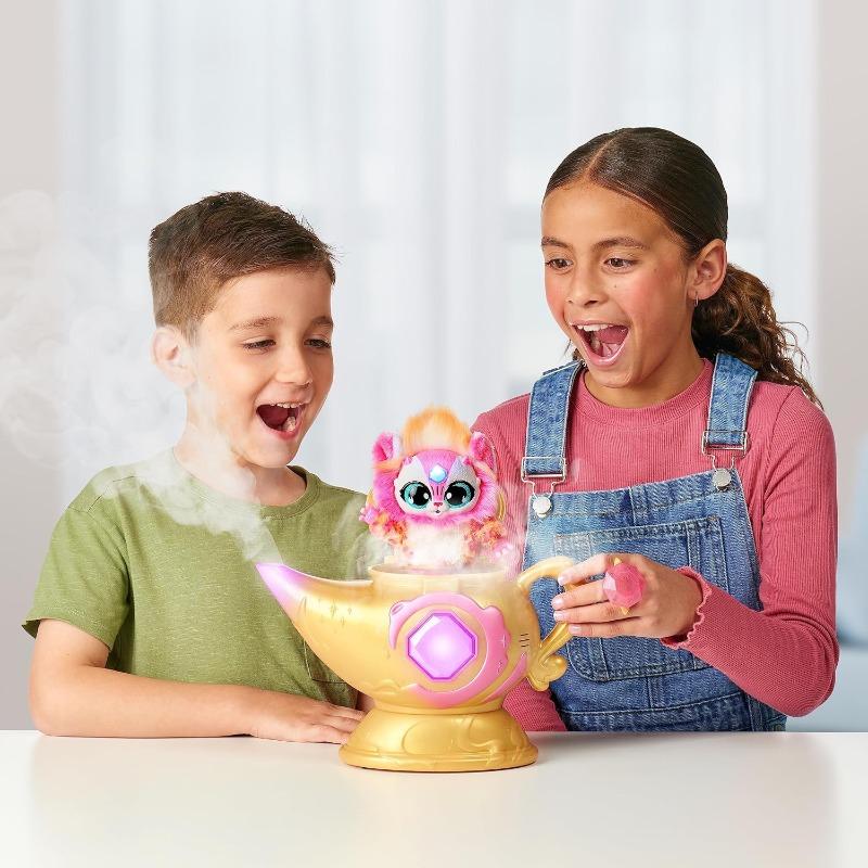 Magic Mixies Magic Genie Lamp With Interactive Pink Plush Toy