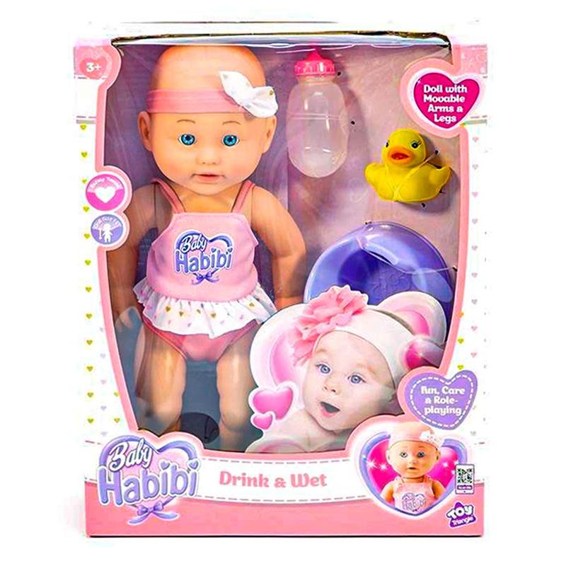 بيبي حبيبي - دمية درينك آند ويت مقاس 14 بوصة