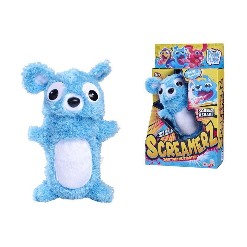 Simba Screamerz Babbling Bear 30cm Interactive Soft Plush Toy