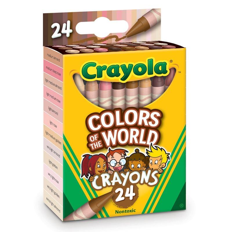 كرايولا - أقلام تلوين البشرة - 24 لونًا