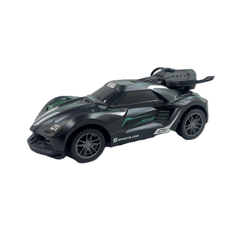 D-Power 1:20 R/C 4WD Runner Car with LED Lights and Spray Effect – Black