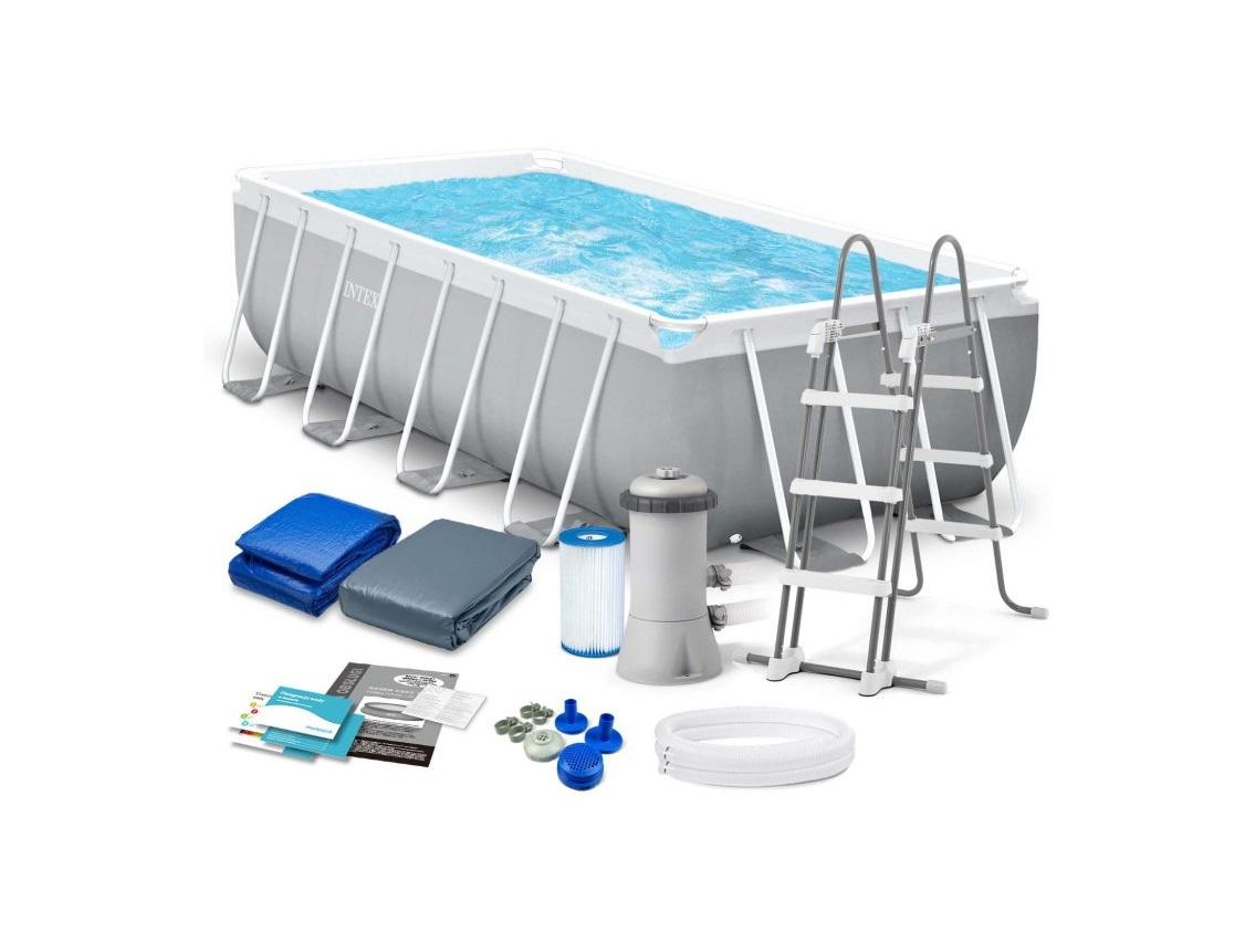 Intex Prism Frame Rectangular Pool Set