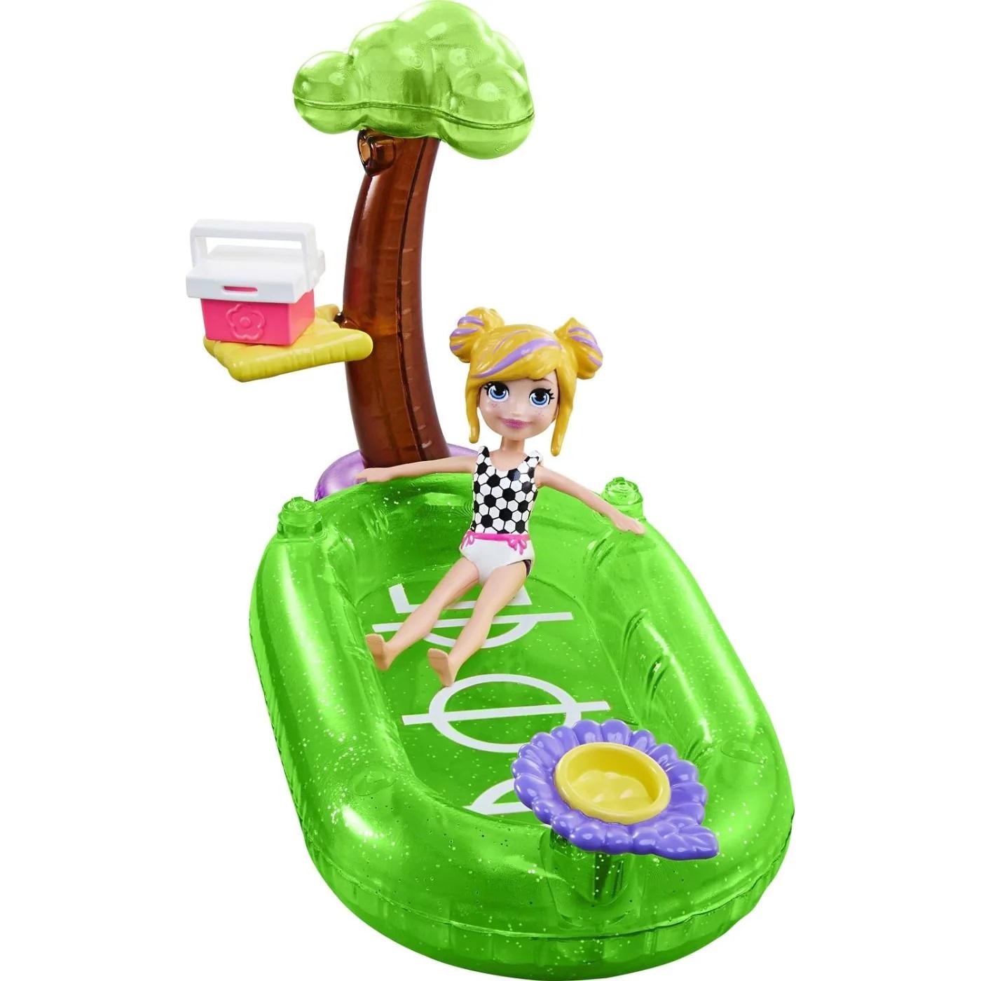 بولي بوكت - مجوعه الرياضة والسباحه الممتعة مع الدمية بشعر اصفر