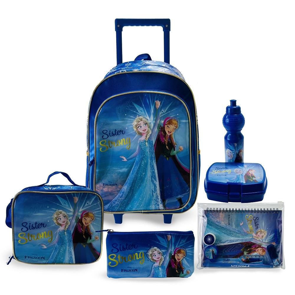 Disney Frozen Sisters Strong 6 In 1 Trolley Box Set - 18 Inch