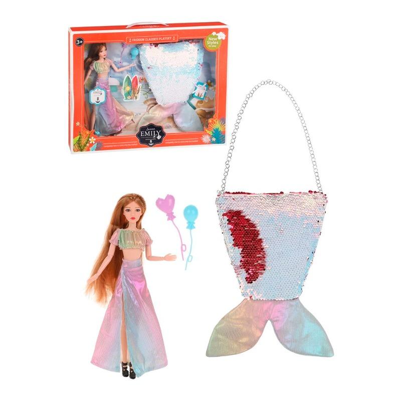 دمية حورية البحر مع الإكسسوارات