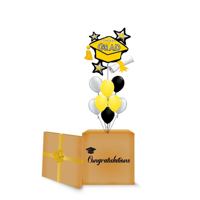 Graduation Decoration Balloon - Yellow Cluster