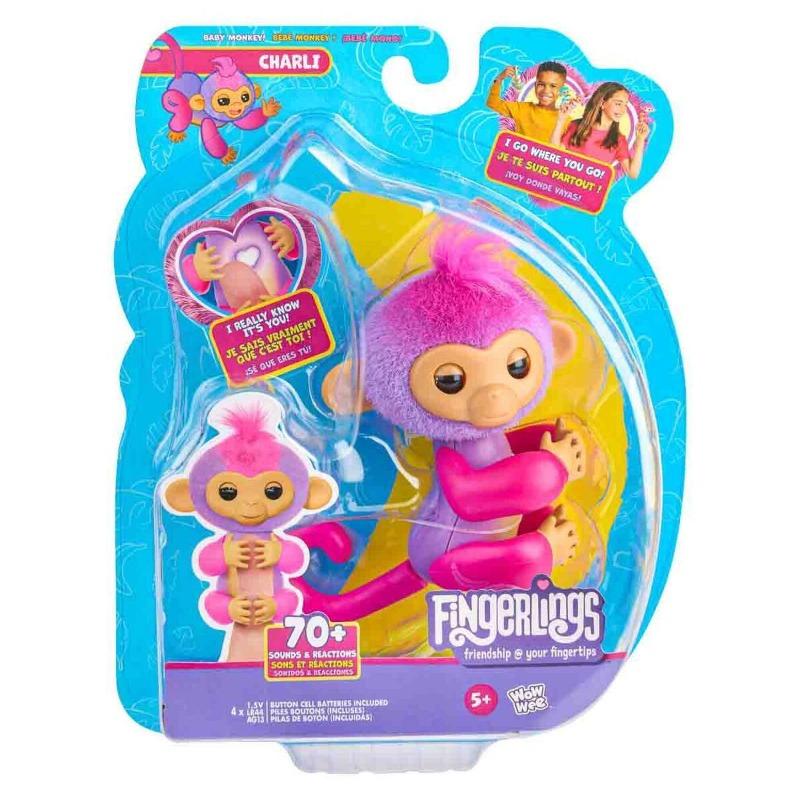 Fingerlings Monkey - Purple Charli