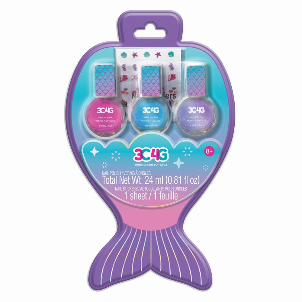 3C4G - Mermaid Hologram Nail Polish Trio
