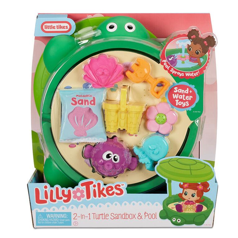 Little Tikes Lilly Tikes 2 In 1 Turtle Sand Box and Pool