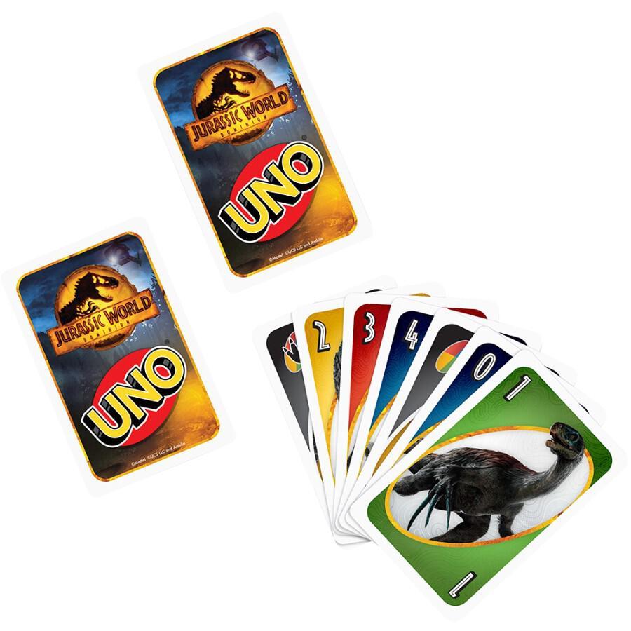 Jurassic World Uno Dinosaurs Design The Third World
