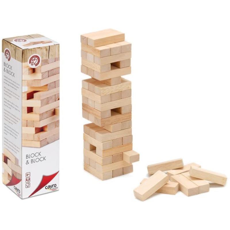 Cayro Block And Block Classic Wooden Building Set