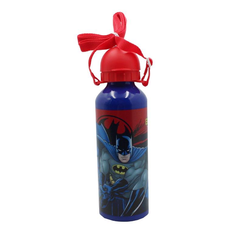 DC Batman Metal Water Bottle With Straps