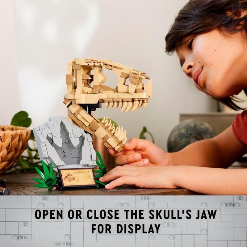 ليجو - مجموعة بناء أحافير الديناصورات تي ريكس