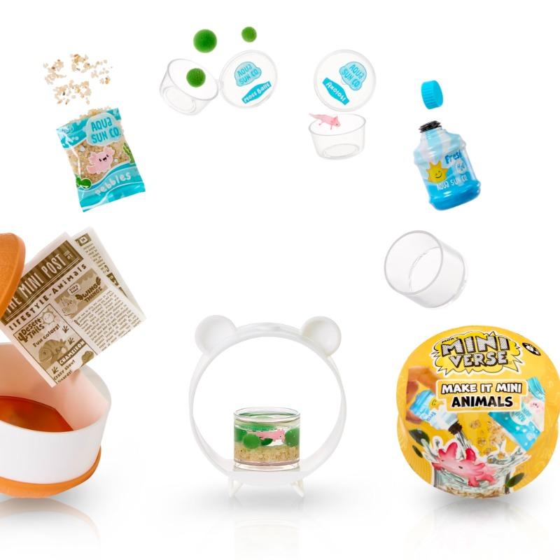 Miniverse Make It Mini Animals - DIY Resin Mini Animal Craft Kit.