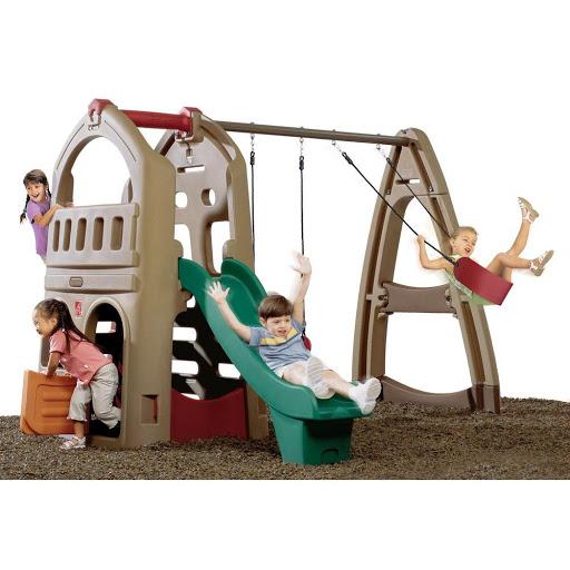 Step2 Naturally Playful Playhouse Climber & Swing Extension - Free Assembly Next Day