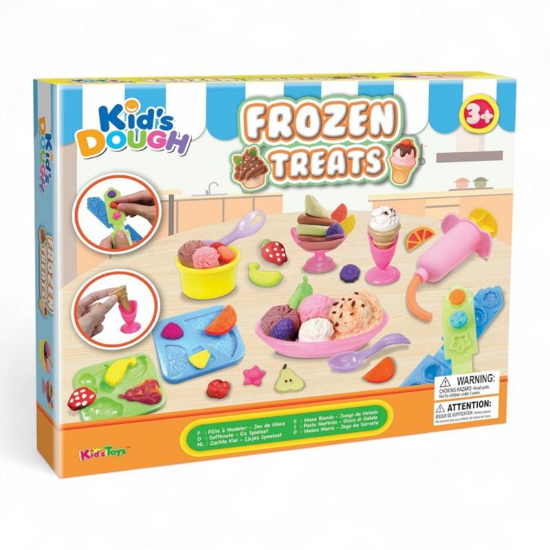 طقم لعب العجين للحلويات المثلجة للأطفال.