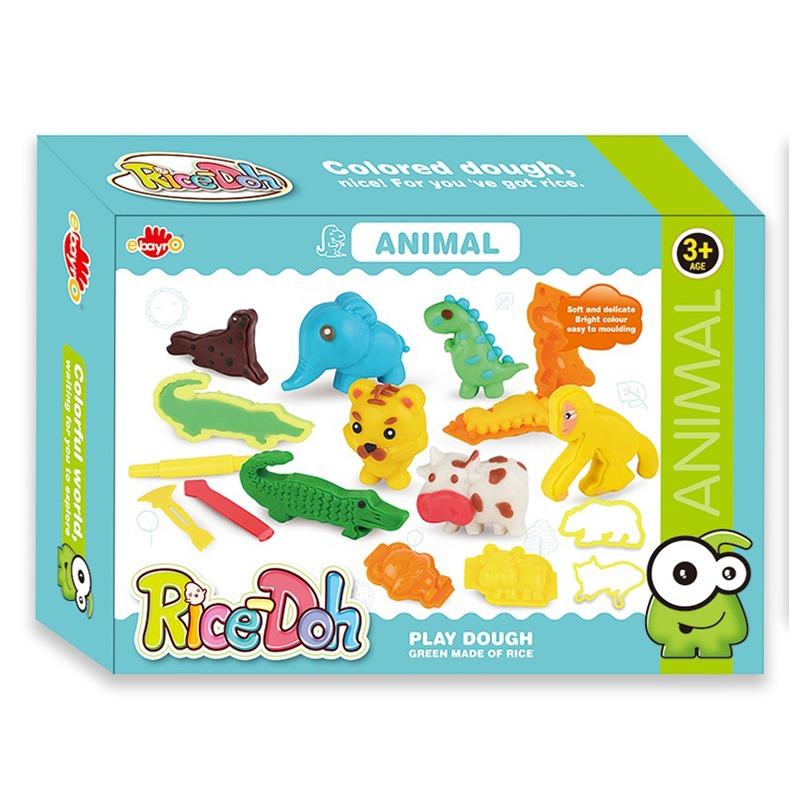 Rice Dough Colored Clay - Animals