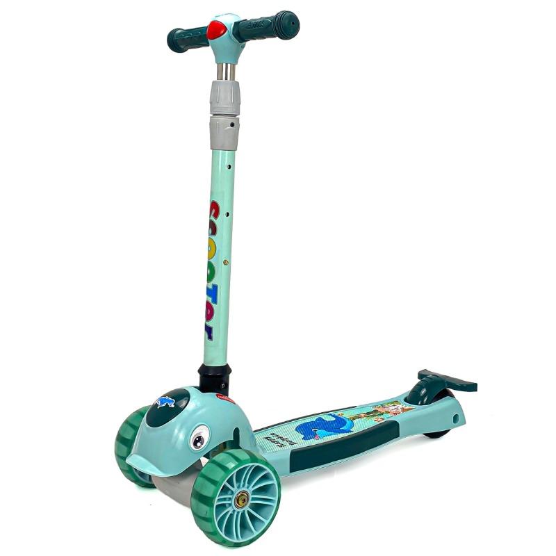 Foldable Kids Three Wheel Scooter with Light