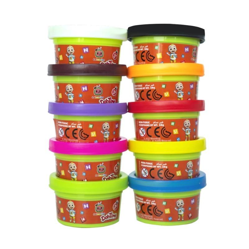 Sanjiao Baby Telephone Walker + Cocomelon Color Doh Pack