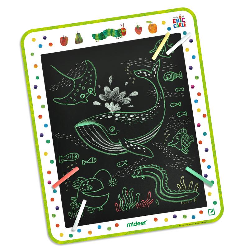 ميدير - السبورة اللاصقة بتصميم اليرقة الجائعة