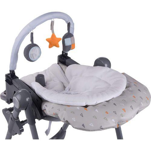 سيفتي فيرست - 3 في 1 كرسي استرخاء باللون الرمادي الدافئ