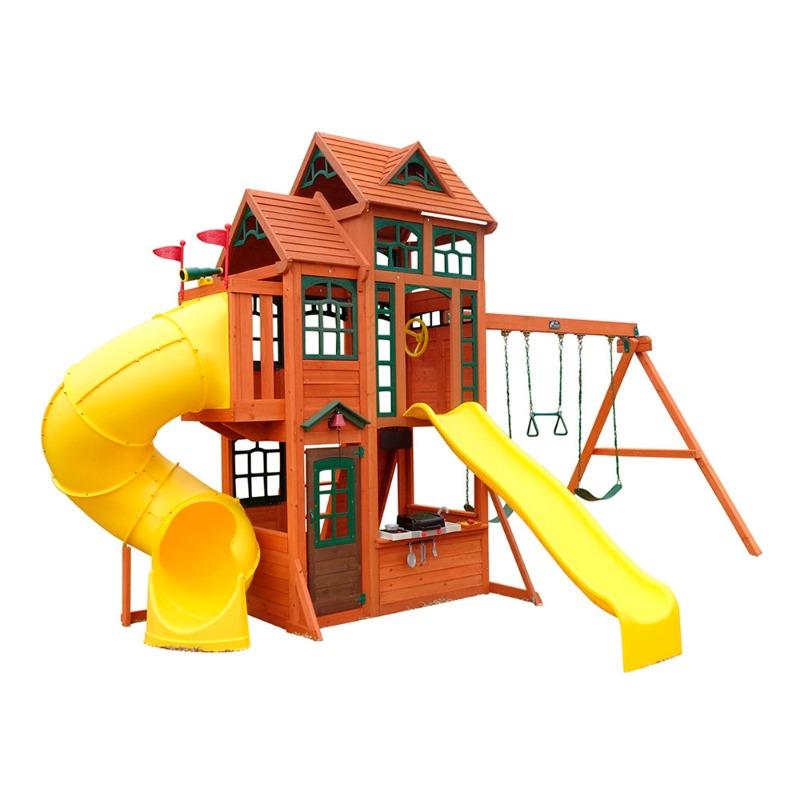 Kidkraft Canyon Ridge Wooden Swing Set