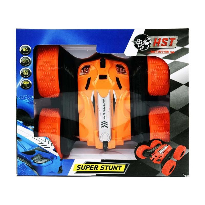 ار سي - سيارة مع اضواء للاطفال - اصفر