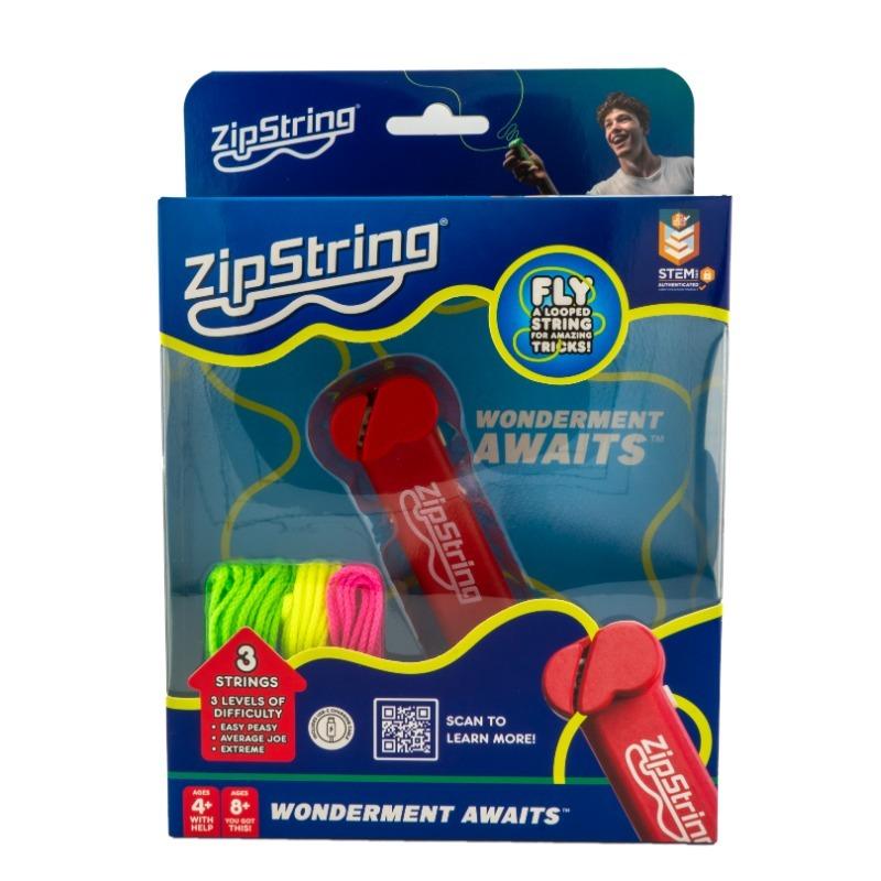 زيبسترينغ - لعبة الخيط الدوار لون أحمر