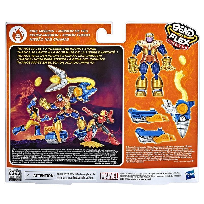 Marvel Avengers Bend And Flex Thanos Fire Mission