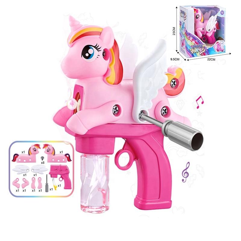 Diy Electric Disassemble Bubble Gun - Unicorn
