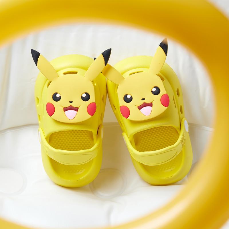 Cheerful Mario Pokemon Crocs Yellow Colors