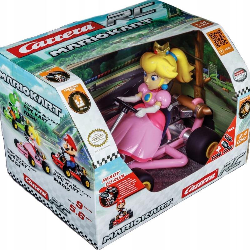 Carrera Mario Kart Pipe Kart Peach With Rc