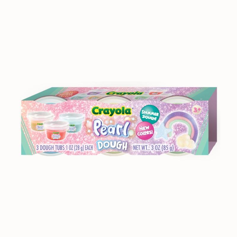 Crayola Pearl Dough 3Pcs 1oz - Assorted