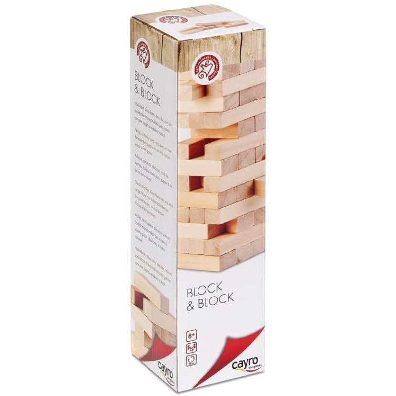Cayro Block And Block Classic Wooden Building Set