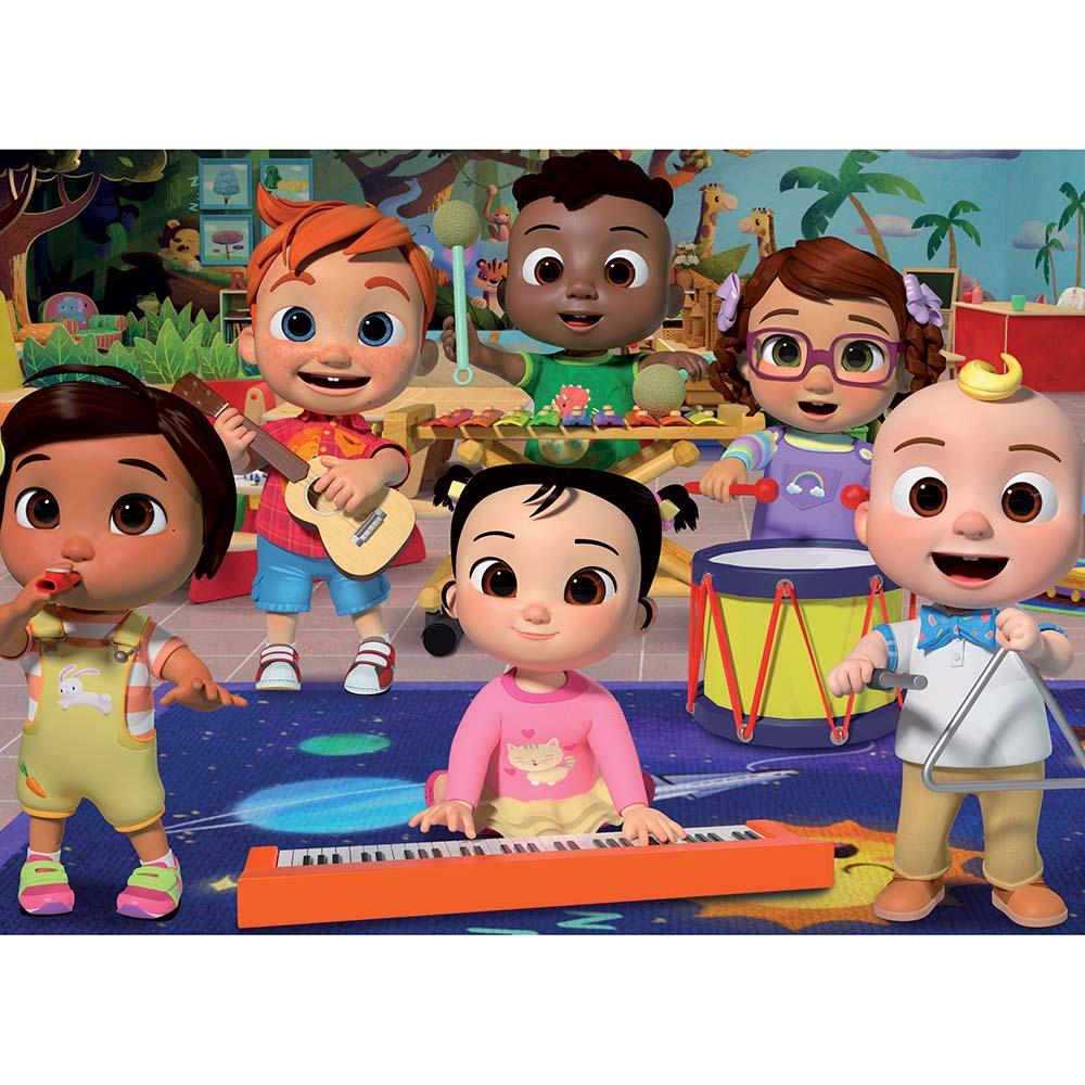 كوكو ميلون - ماكسي فلور لوحة أحجية مزدوجة الوجة 2*12 هيا بنا للبناء