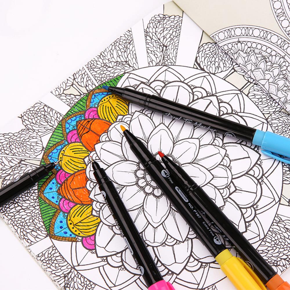 حقيبة أقلام التلوين والإبداع 97 قطعة