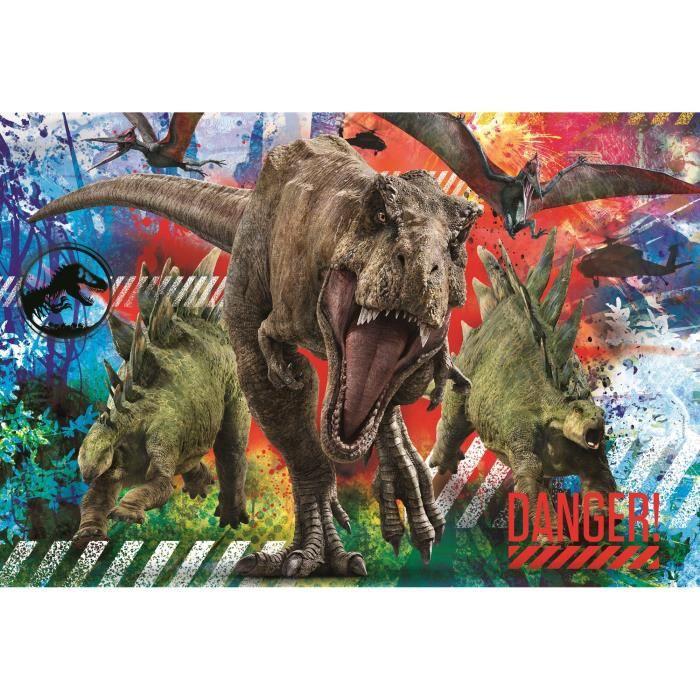 Clementoni - Maxi Jurassic World Puzzle - 60 Pcs