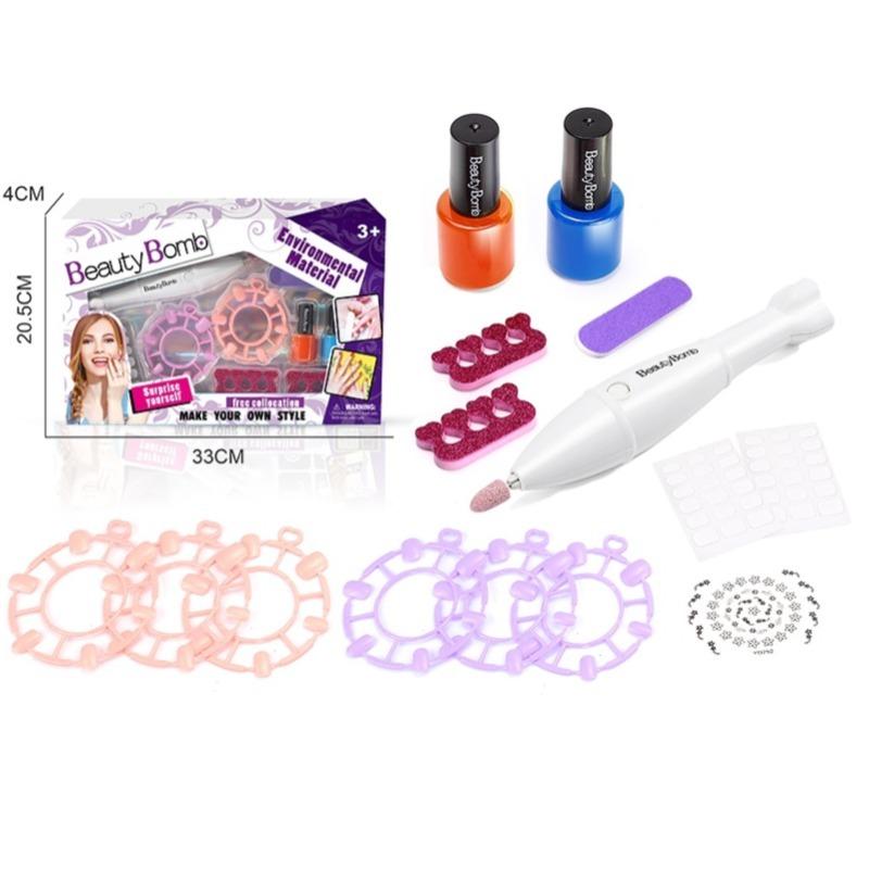 Buy 1 Get 1 Free 3D Nail Art Cosmetics Set + Beauty Makeup Set
