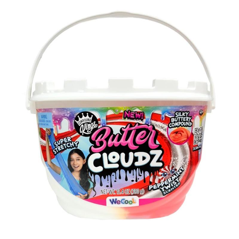 وي كول - سلايم باتر كلاودز حلوى قطنية 380 جرام لون أحمر