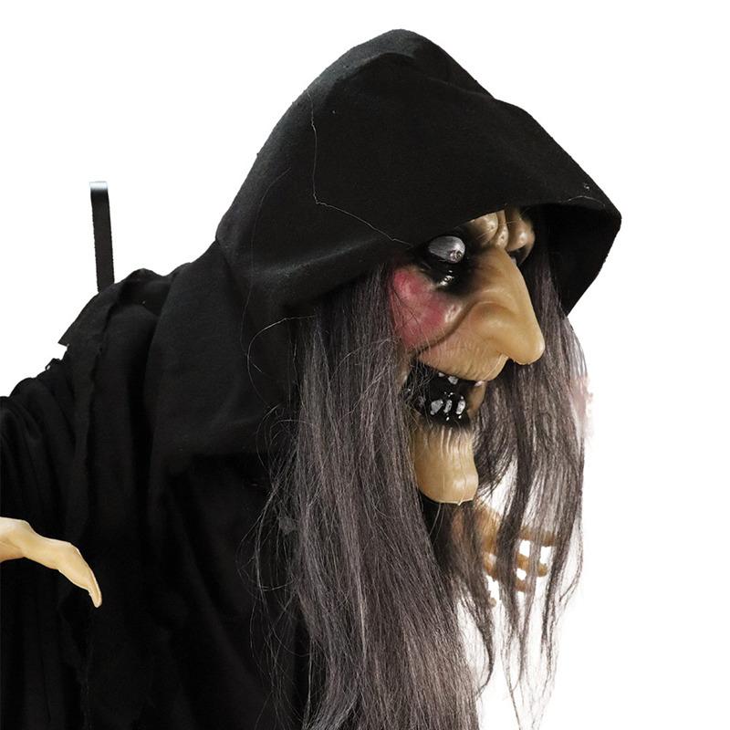 ماد تويز - كرسي مخيف يضيء العيون مع صوت ساحرة للهالوين