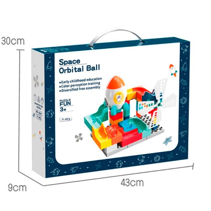 مجموعة مكعبات بناء مدار الكرة الفضائية