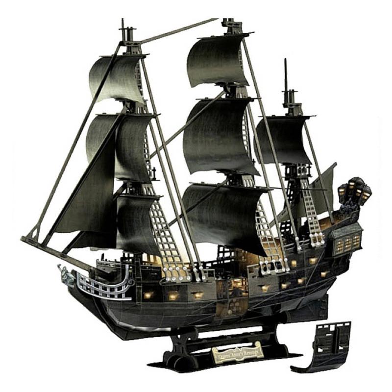 Revell 3D Puzzle Black Pearl LED Edition