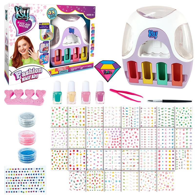 مجموعة فن الأظافر الكل في واحد