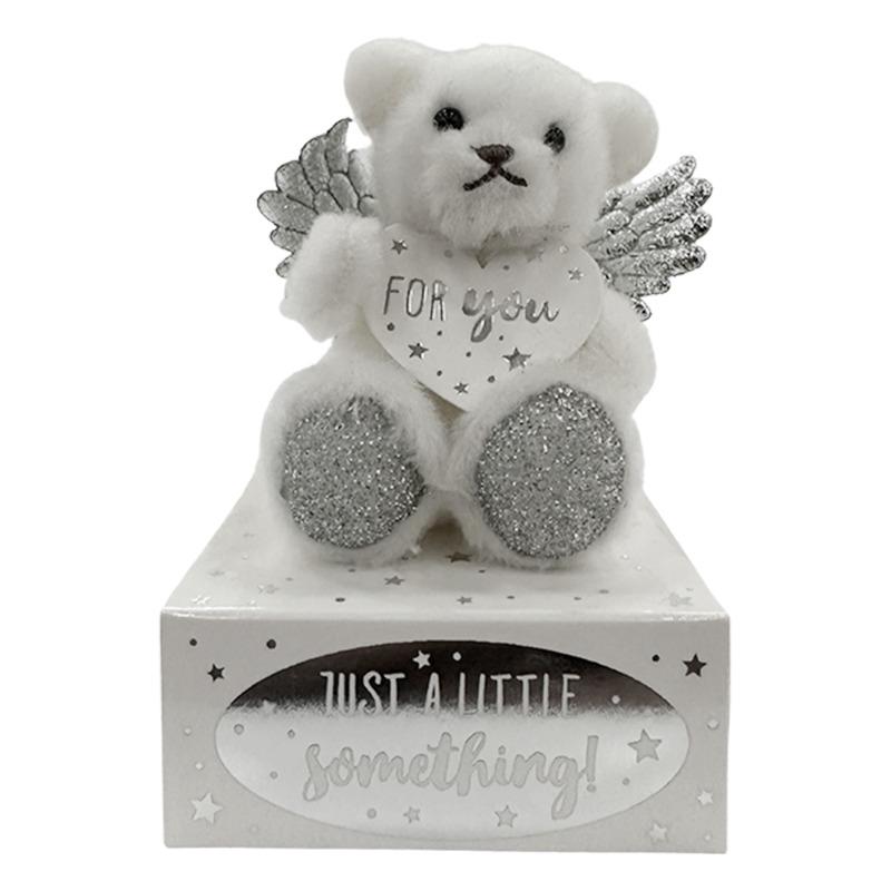 Top Model Wish Fulfiller Guardian Angel Bear Silver