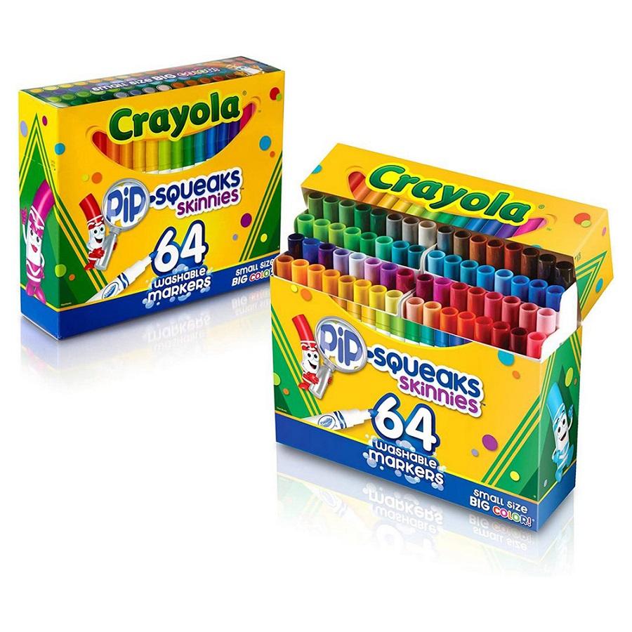 Crayola Washable Pip-Squeaks Skinnies Markers - 64 Color